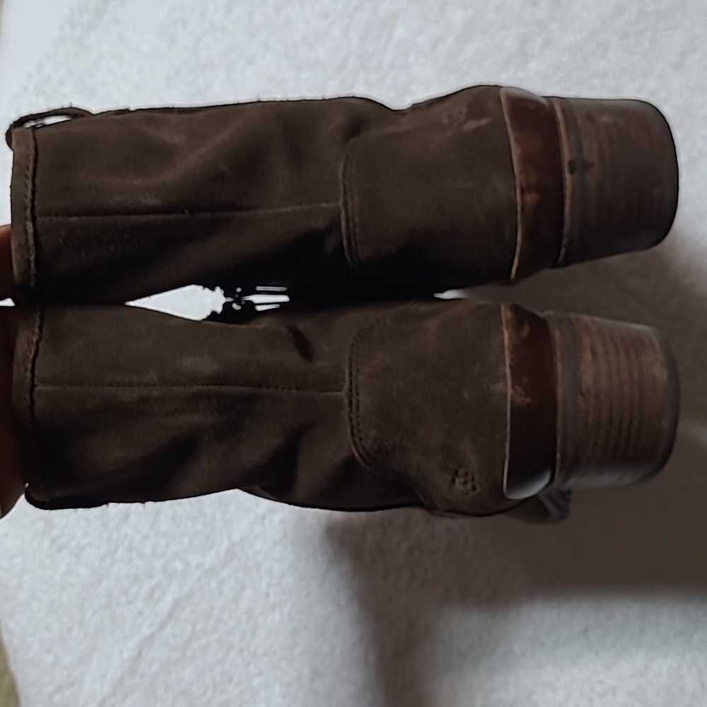 UGG Briar Suede Zip Up Ankle Boots Size 6 Women's - Picture 6 of 10